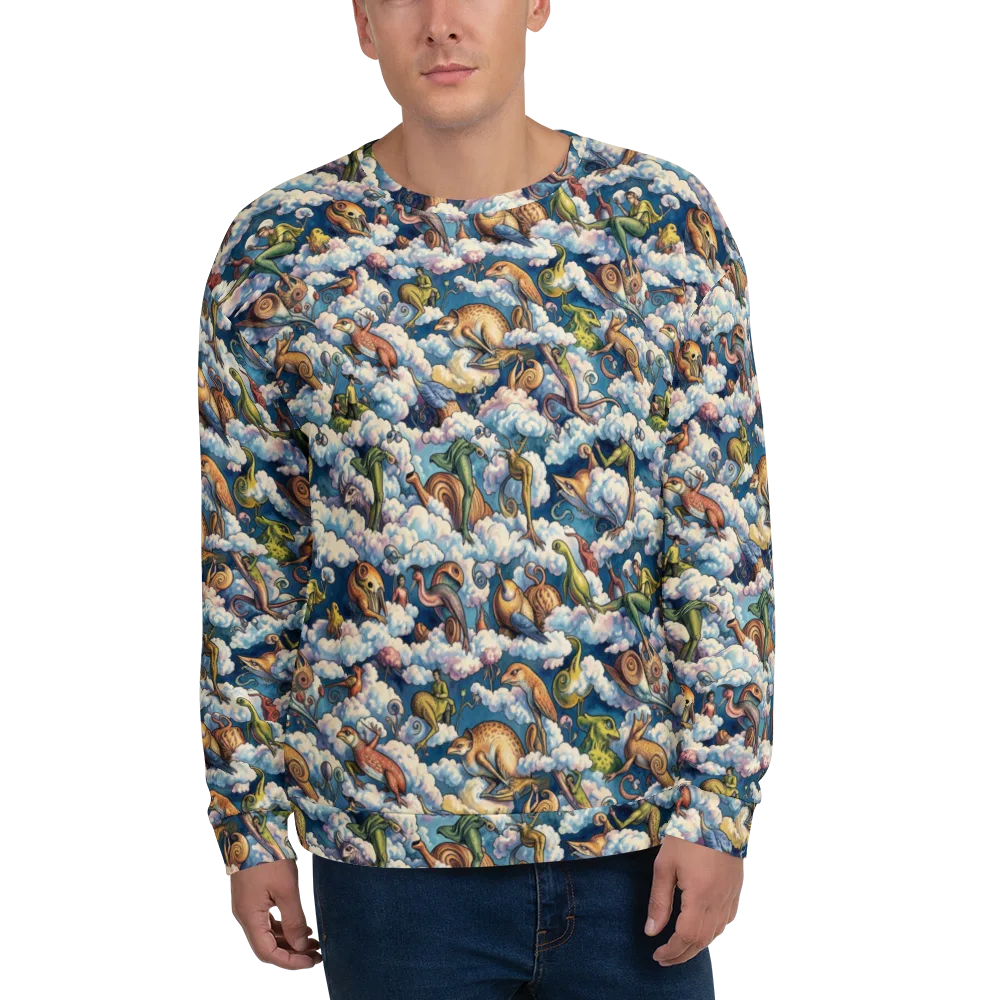 Cloud Menagerie on Sweatshirt — Front