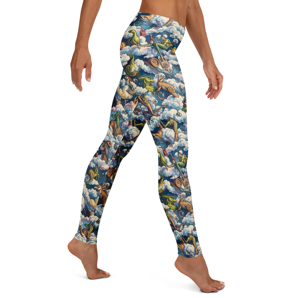 Cloud Menagerie on Leggings — Right