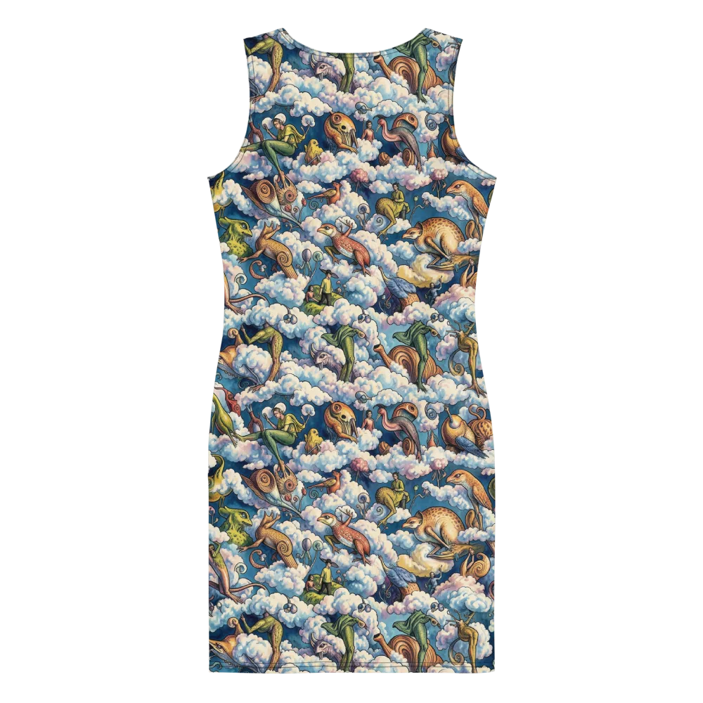 Cloud Menagerie on Bodycon Dress — Back