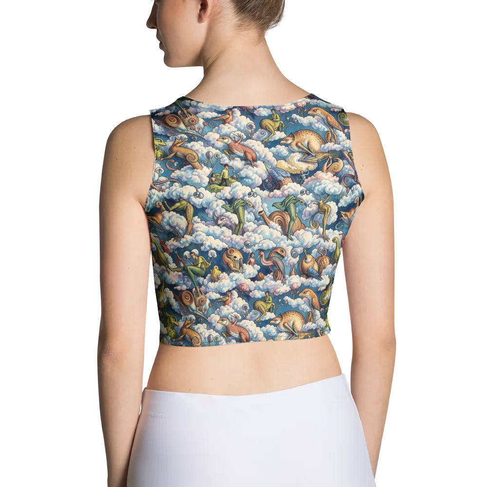 Cloud Menagerie on Crop Top — Back