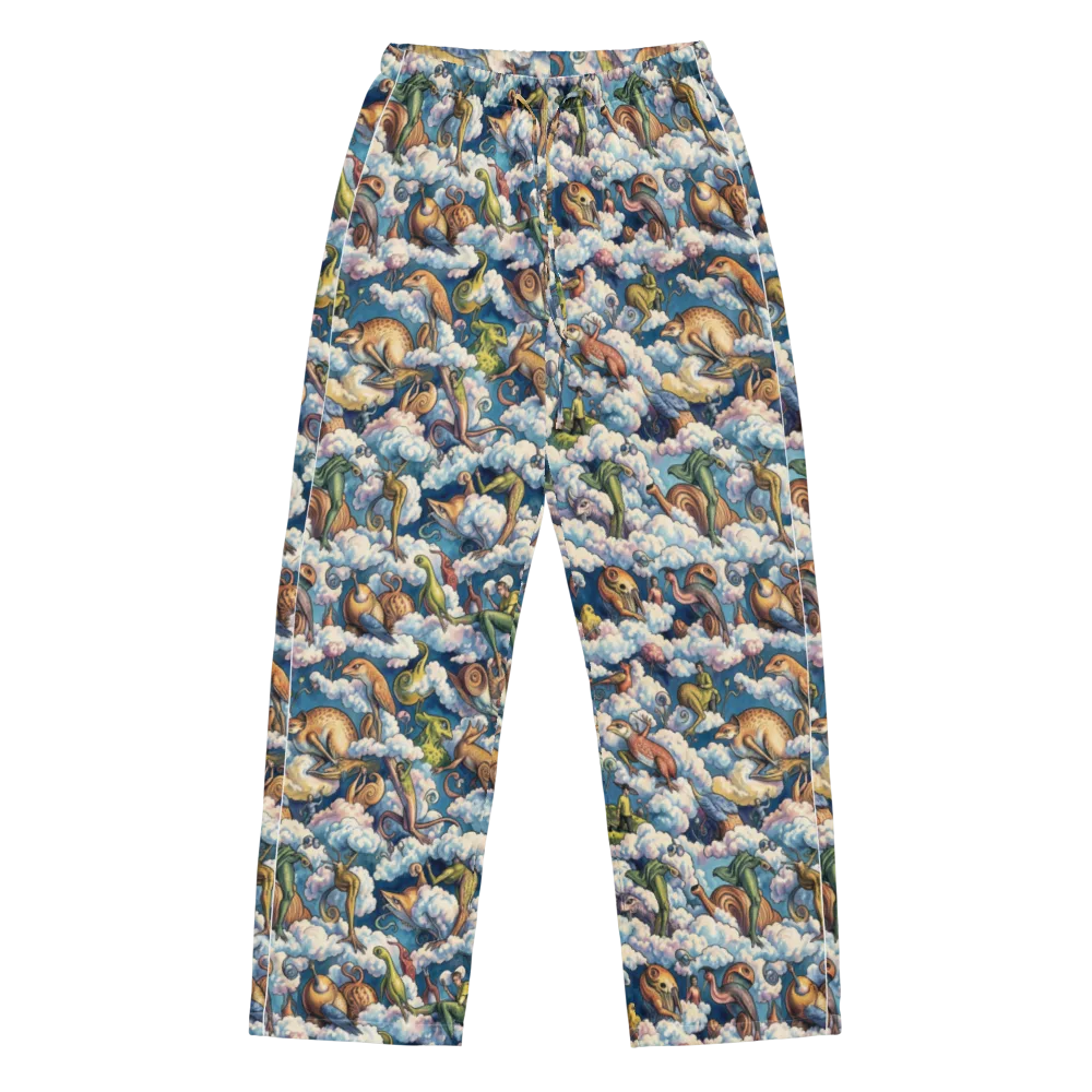 Cloud Menagerie on Women's Pajama Pants — Front