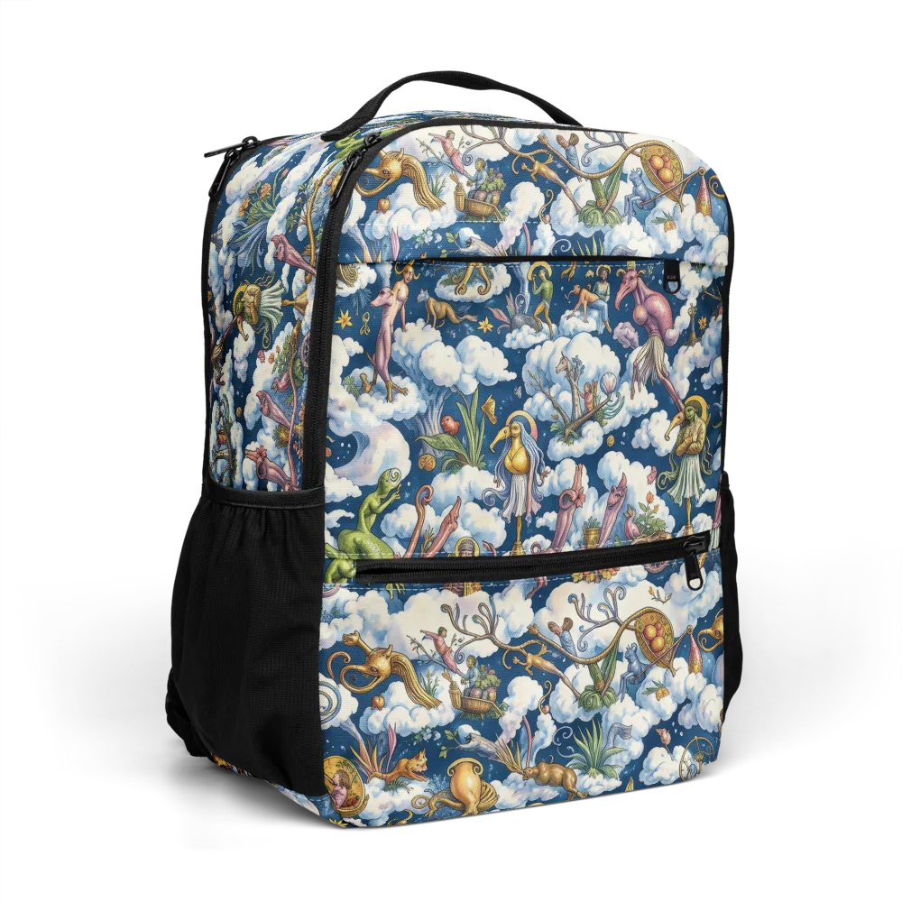 Cloud Carnival on Utility Backpack — Right Front