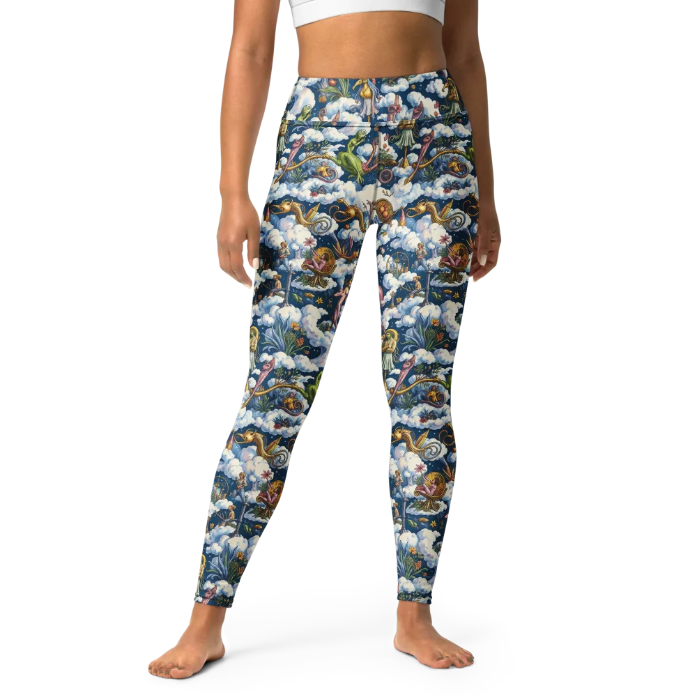 Cloud Carnival on Yoga Leggings — Front