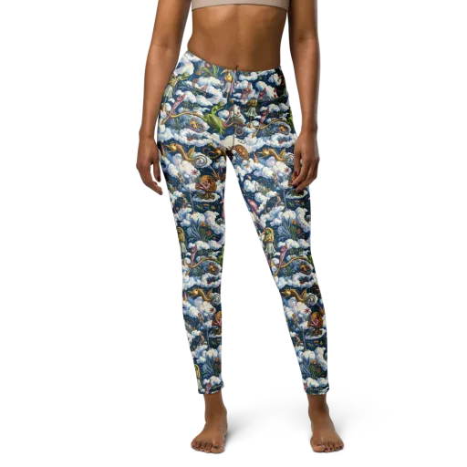 Cloud Carnival on a Yoga Leggings