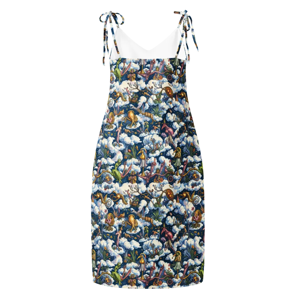 Cloud Carnival on Slip Dress — Back