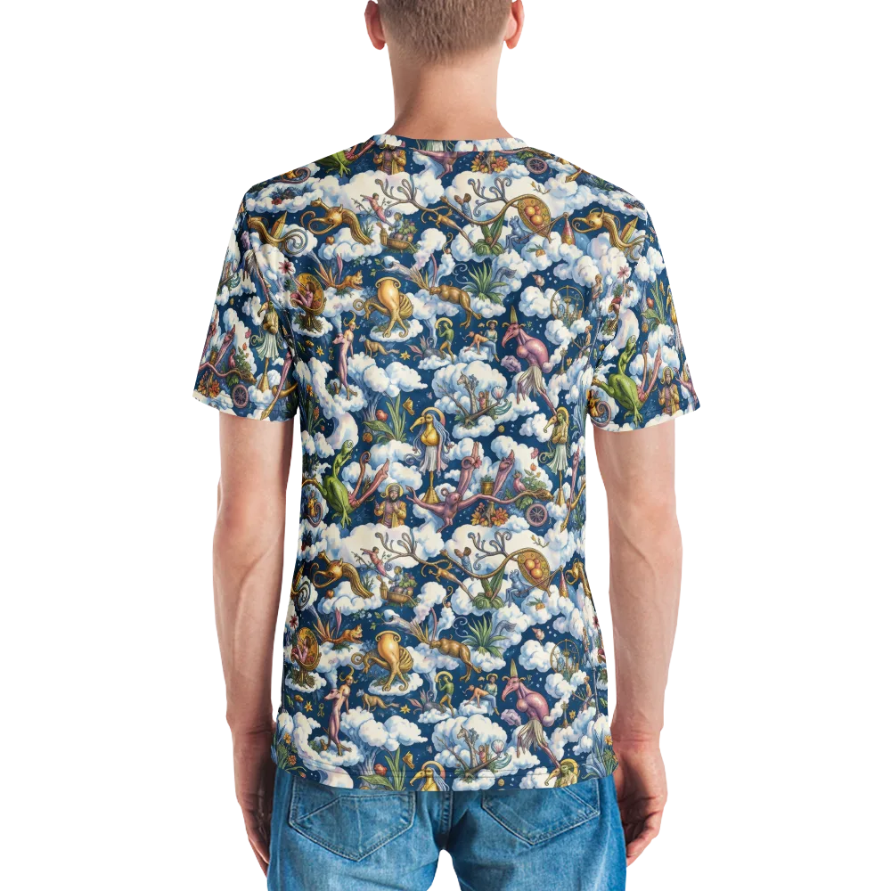 Cloud Carnival on Men's Crew Neck T-Shirt — Back
