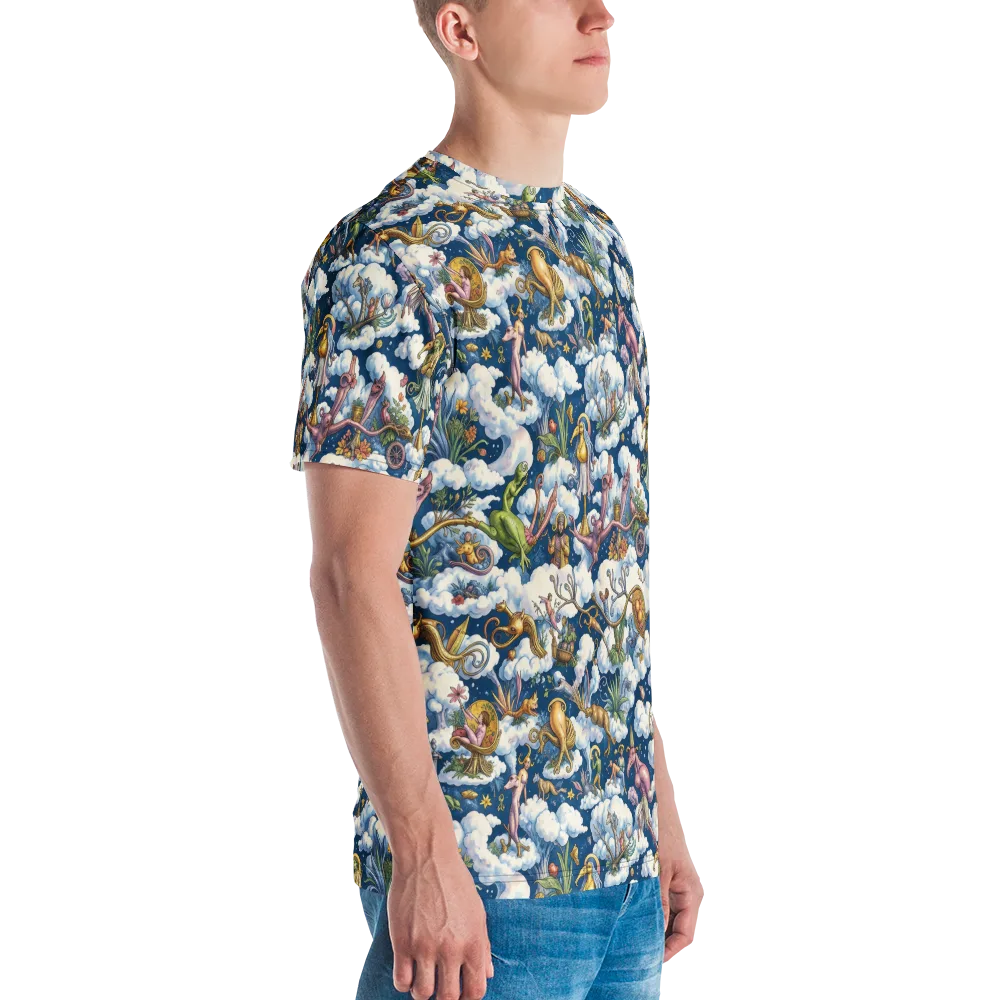 Cloud Carnival on Men's Crew Neck T-Shirt — Right