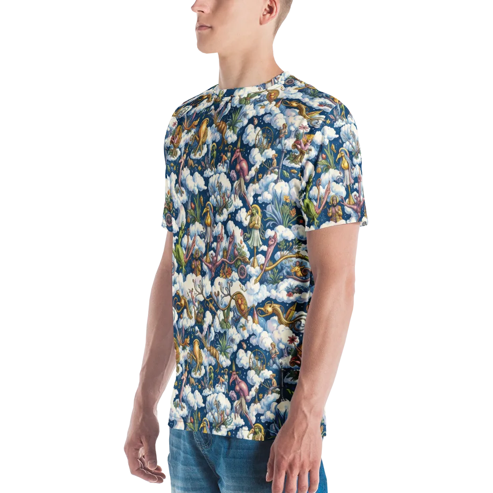 Cloud Carnival on Men's Crew Neck T-Shirt — Left