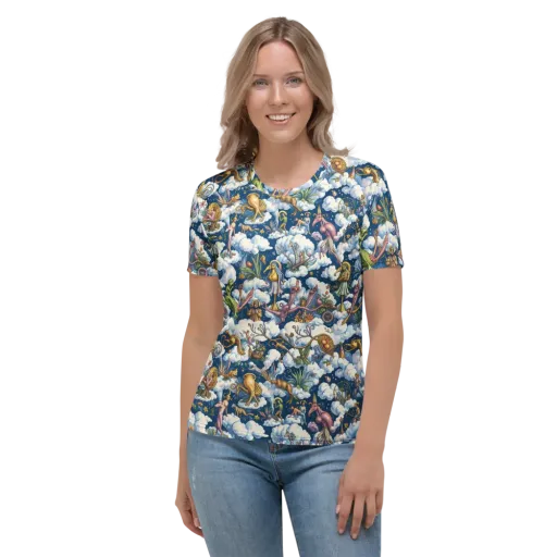 Cloud Carnival on a Women's Crew Neck T-Shirt