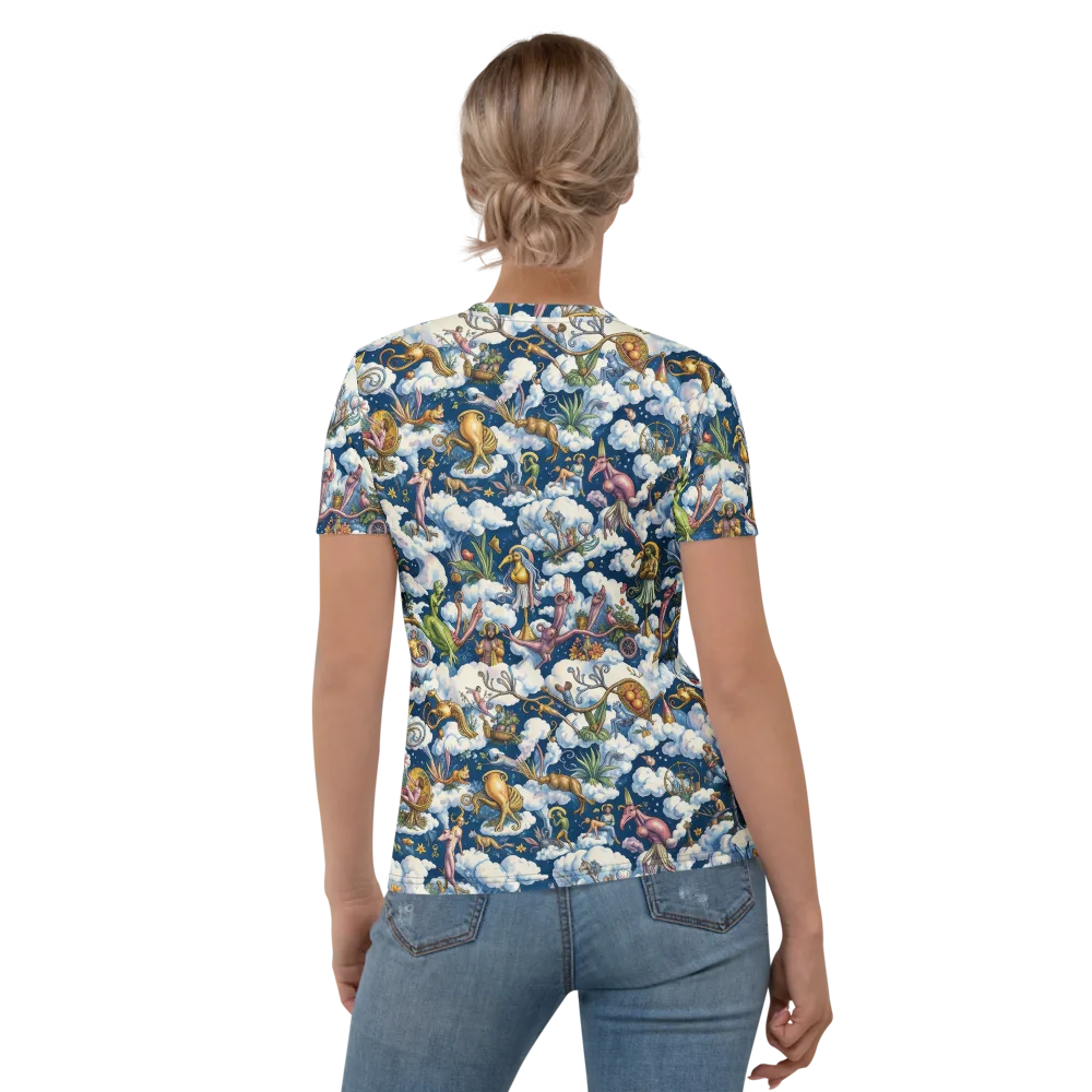 Cloud Carnival on Women's Crew Neck T-Shirt — Back