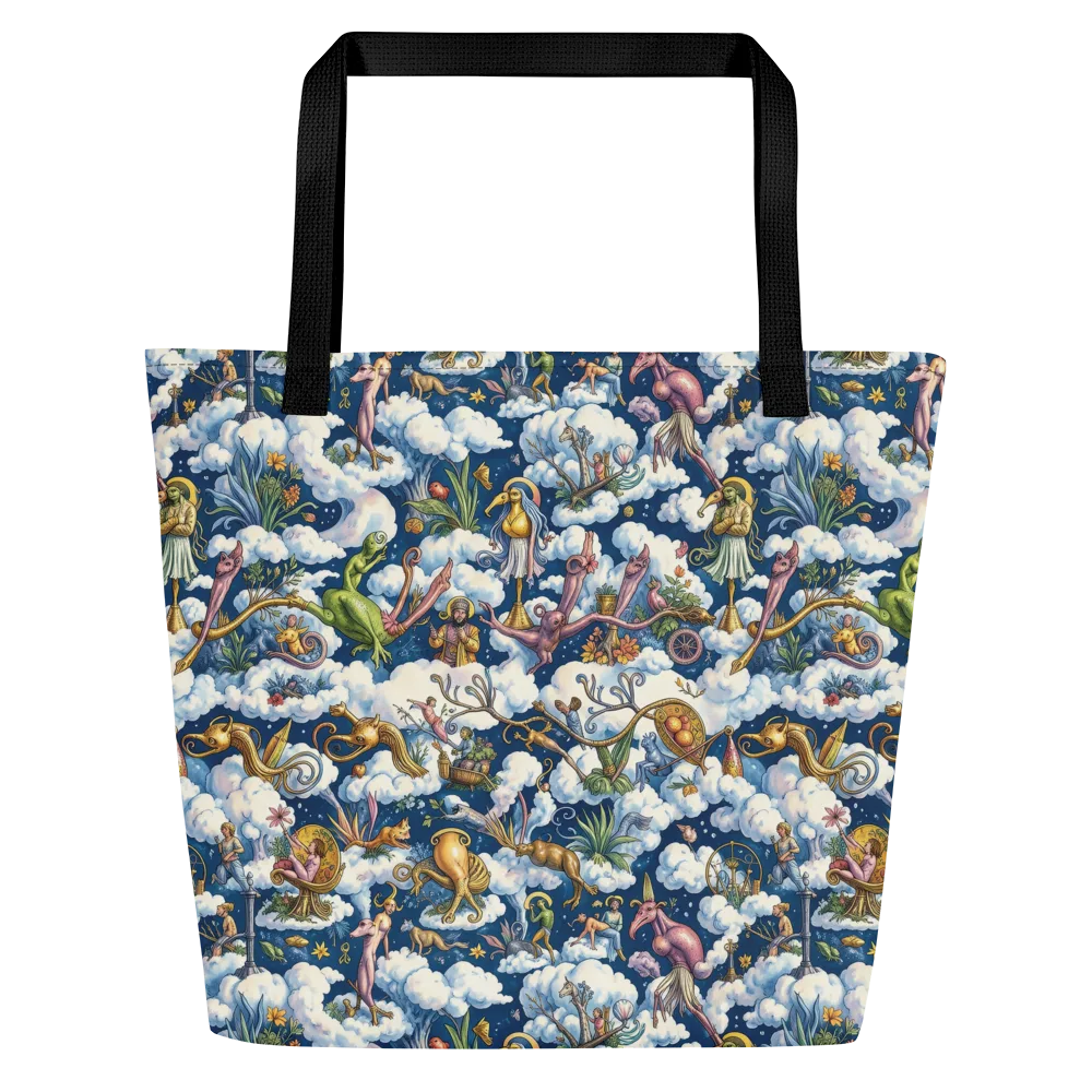 Cloud Carnival on Large Tote Bag W/ Pocket — Front