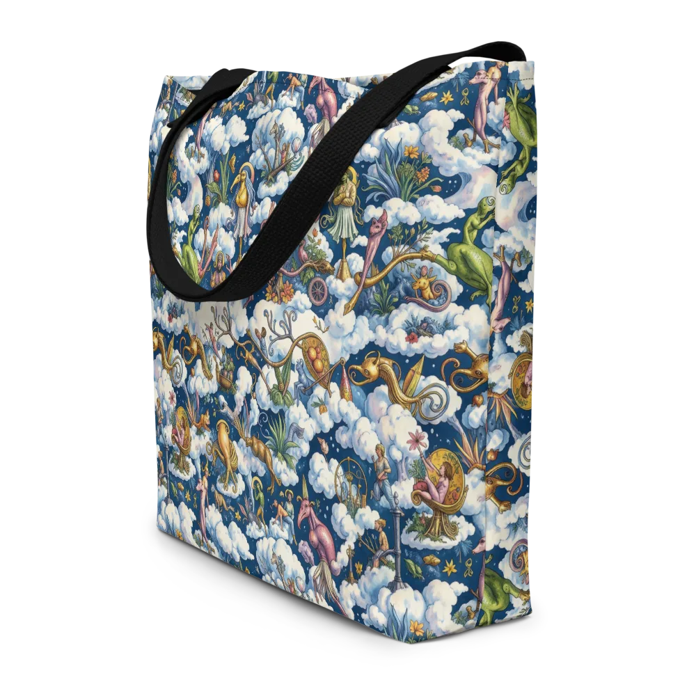Cloud Carnival on Large Tote Bag W/ Pocket — Front