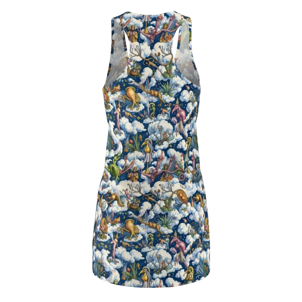 Cloud Carnival on Racerback Dress — Back