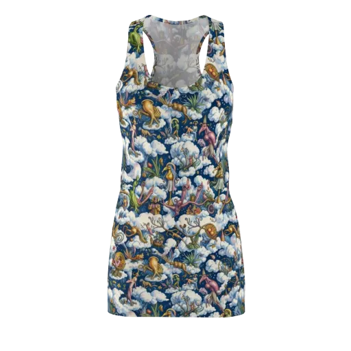 Cloud Carnival on a Racerback Dress
