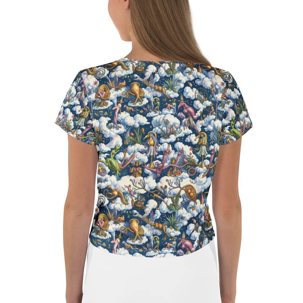 Cloud Carnival on Crop Tee — Back