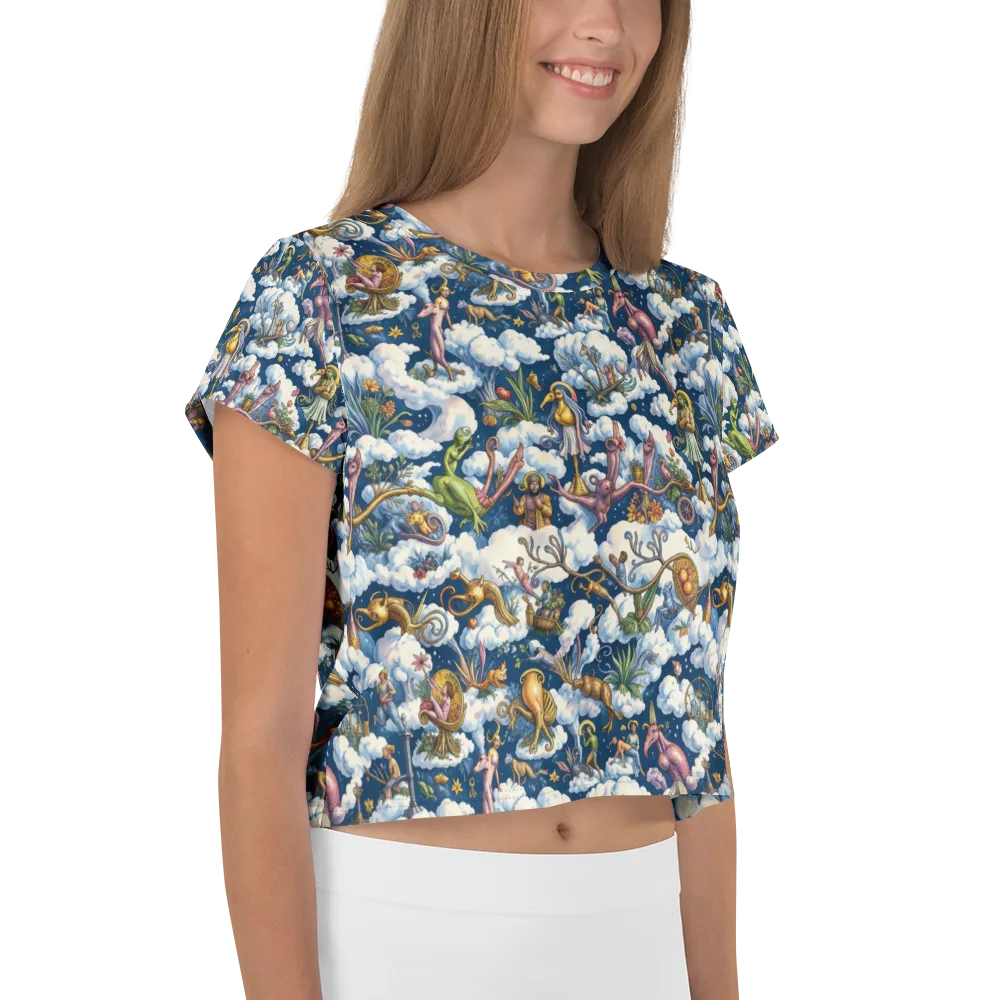 Cloud Carnival on Crop Tee — Right
