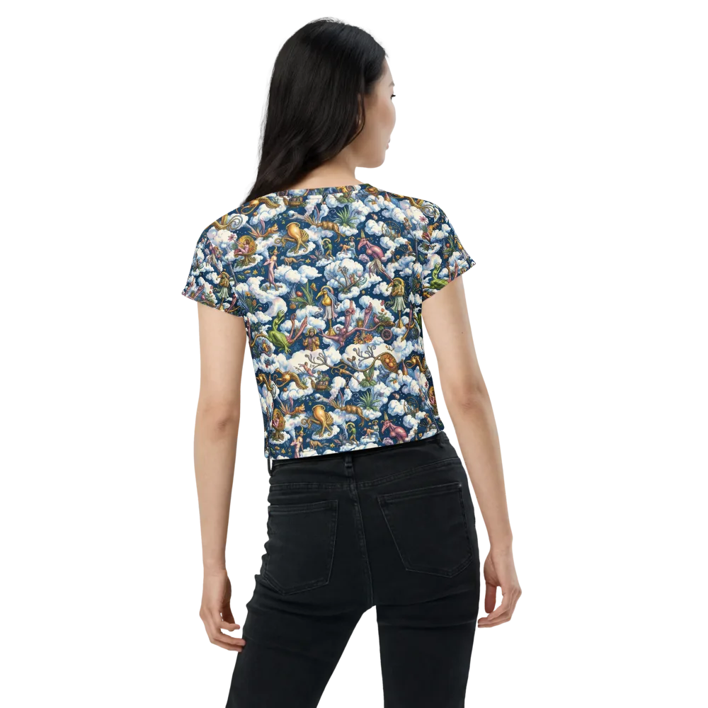 Cloud Carnival on Crop Tee — Back
