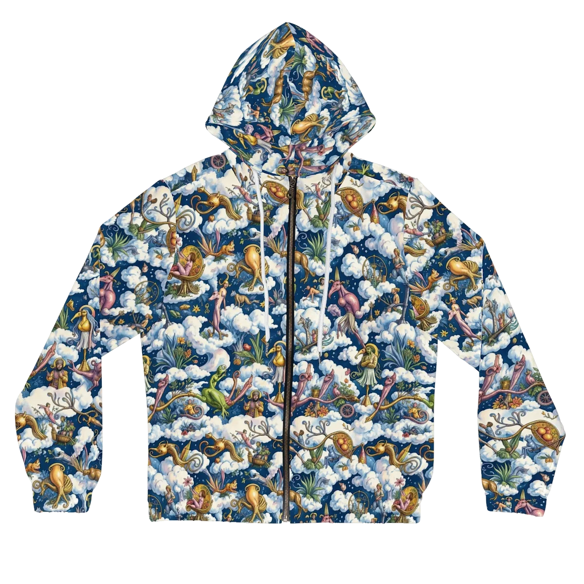 Cloud Carnival on Women's Full-Zip Hoodie — Front