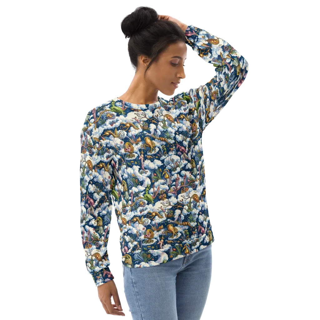 Cloud Carnival on Sweatshirt — Right Front
