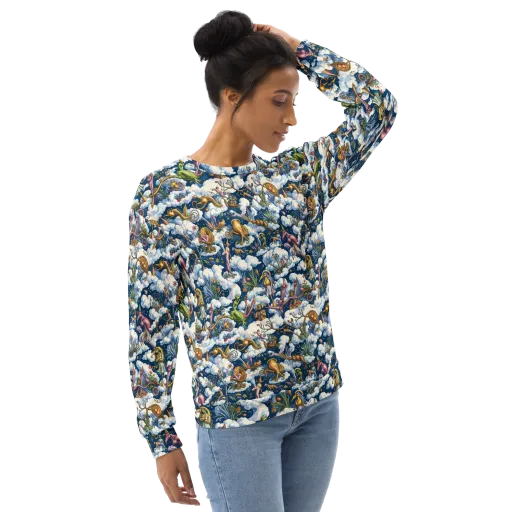 Cloud Carnival on a Sweatshirt