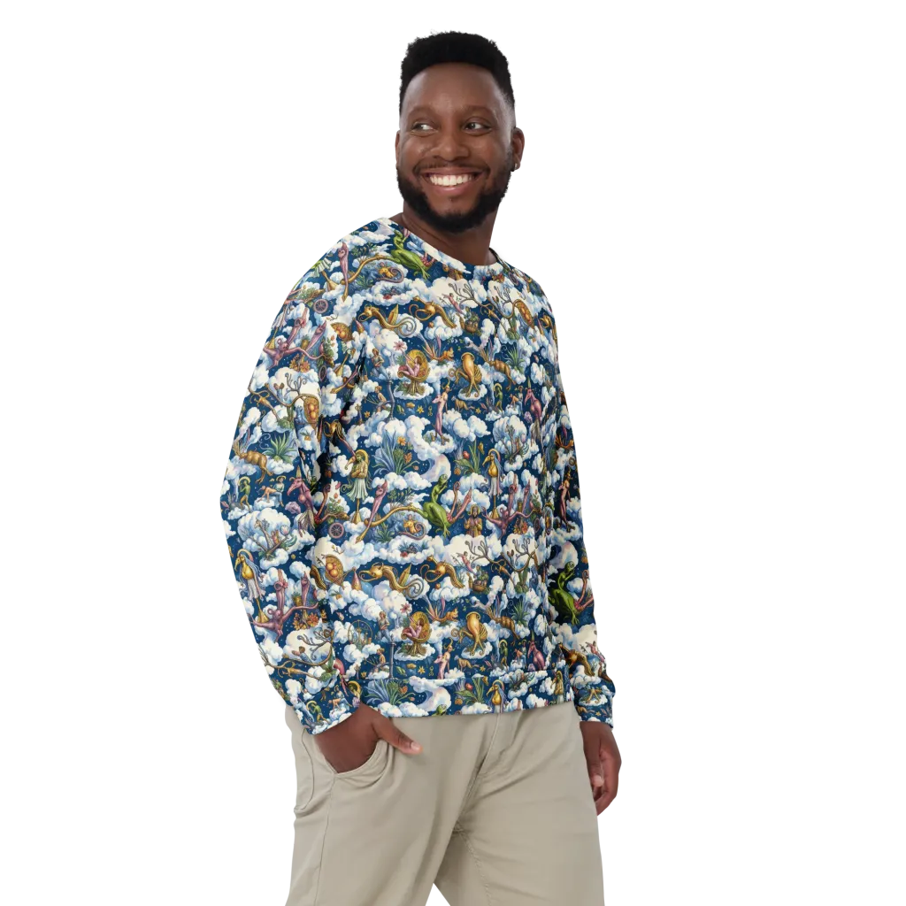 Cloud Carnival on Sweatshirt — Front