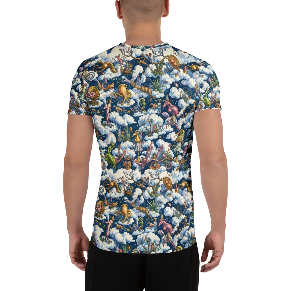 Cloud Carnival on Men's Athletic T-Shirt — Back