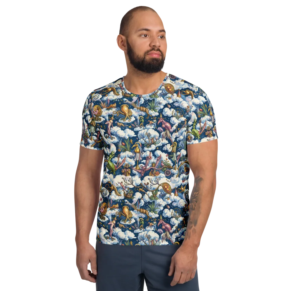 Cloud Carnival on Men's Athletic T-Shirt — Front