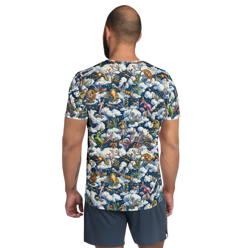 Cloud Carnival on Men's Athletic T-Shirt — Back