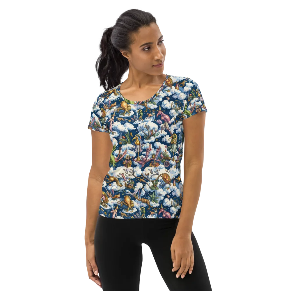 Cloud Carnival on Women's Athletic T-Shirt — Front