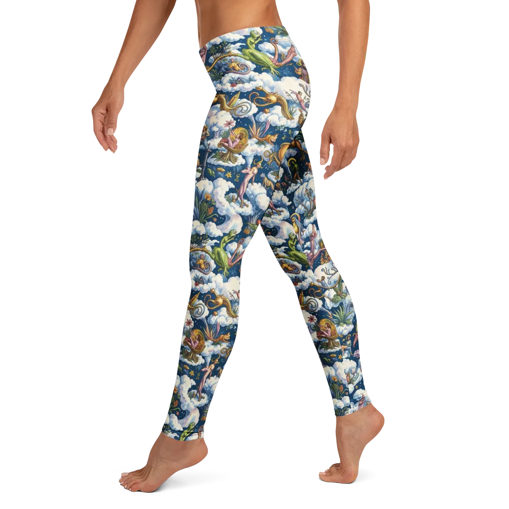Cloud Carnival on Leggings — Left