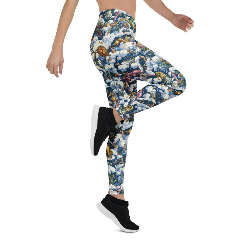 Cloud Carnival on Leggings — Right