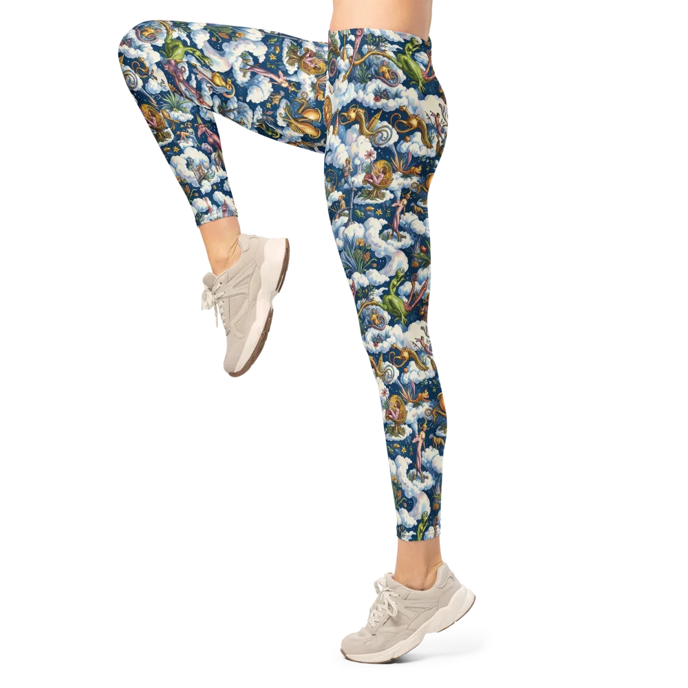 Cloud Carnival on Leggings — Left