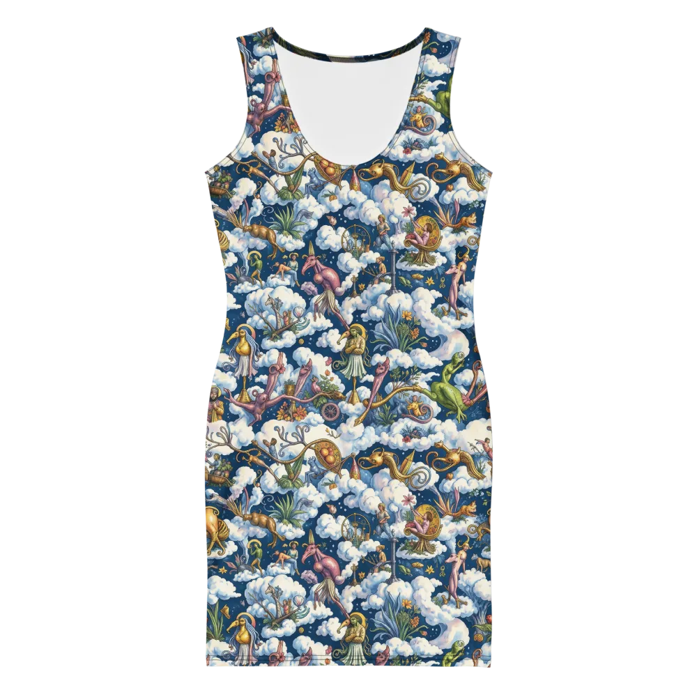 Cloud Carnival on Bodycon Dress — Front
