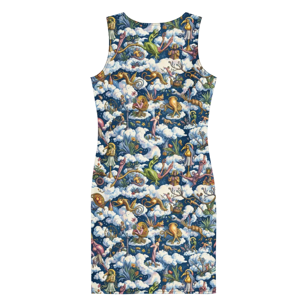 Cloud Carnival on Bodycon Dress — Back