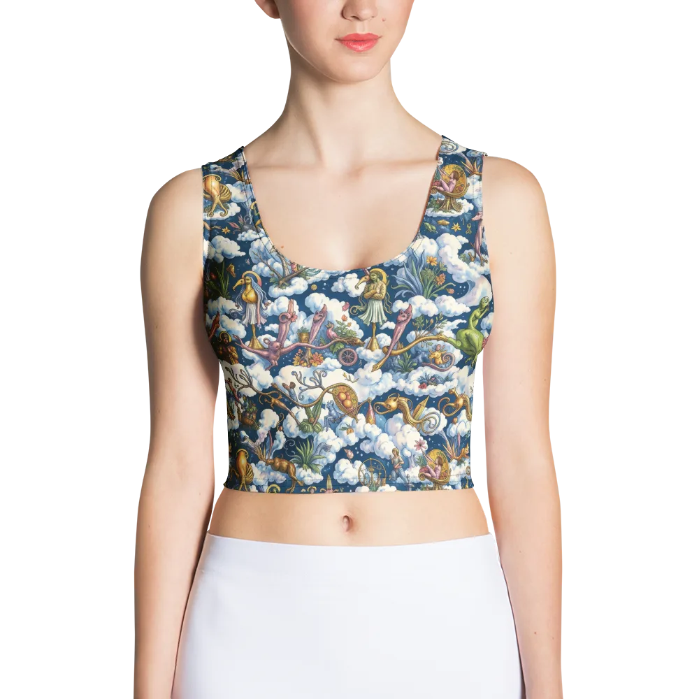 Cloud Carnival on Crop Top — Front