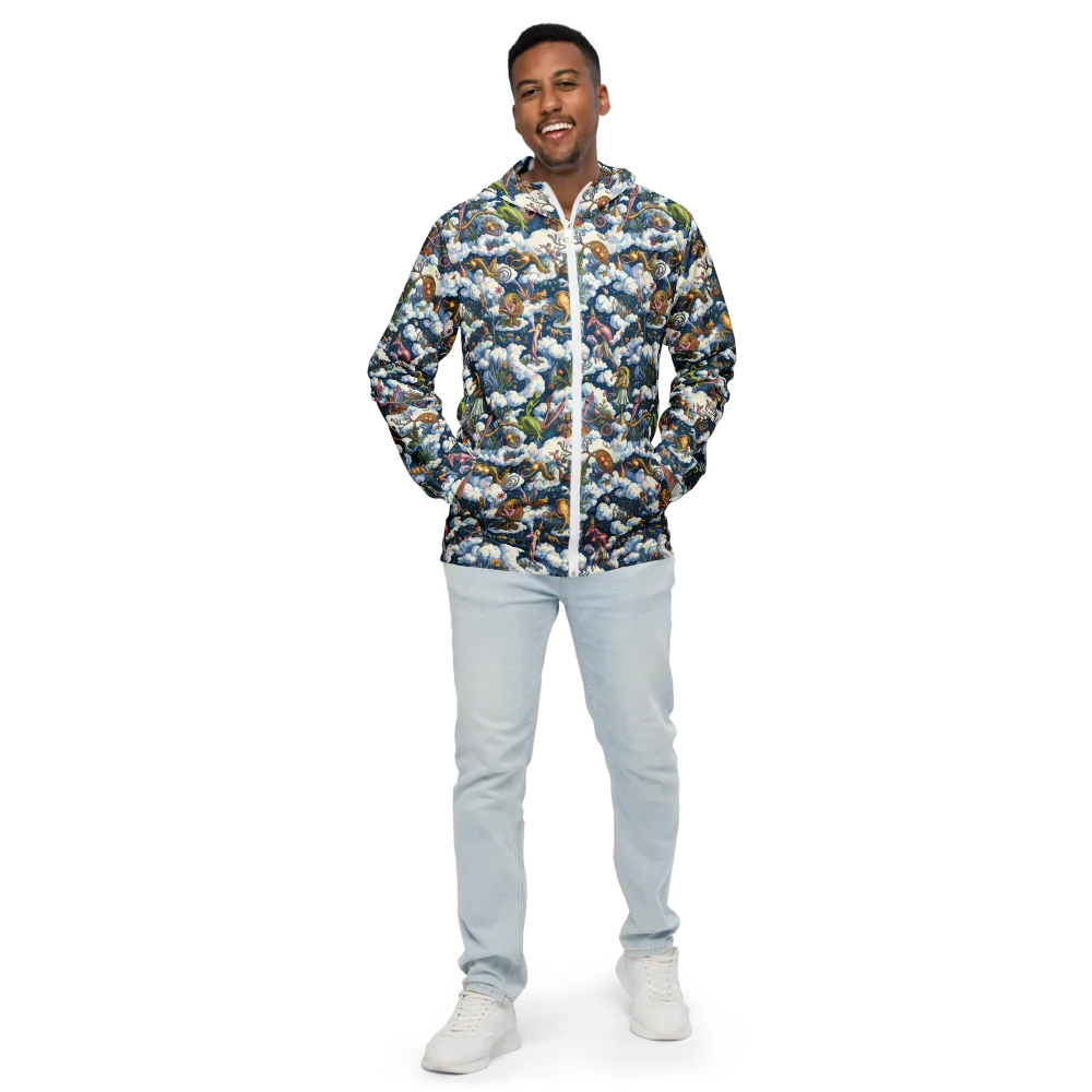 Cloud Carnival on Men's Windbreaker — Front
