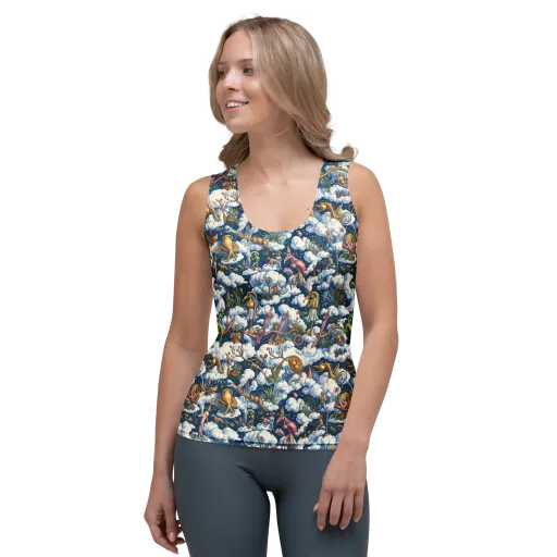 Cloud Carnival on a Women's Tank Top