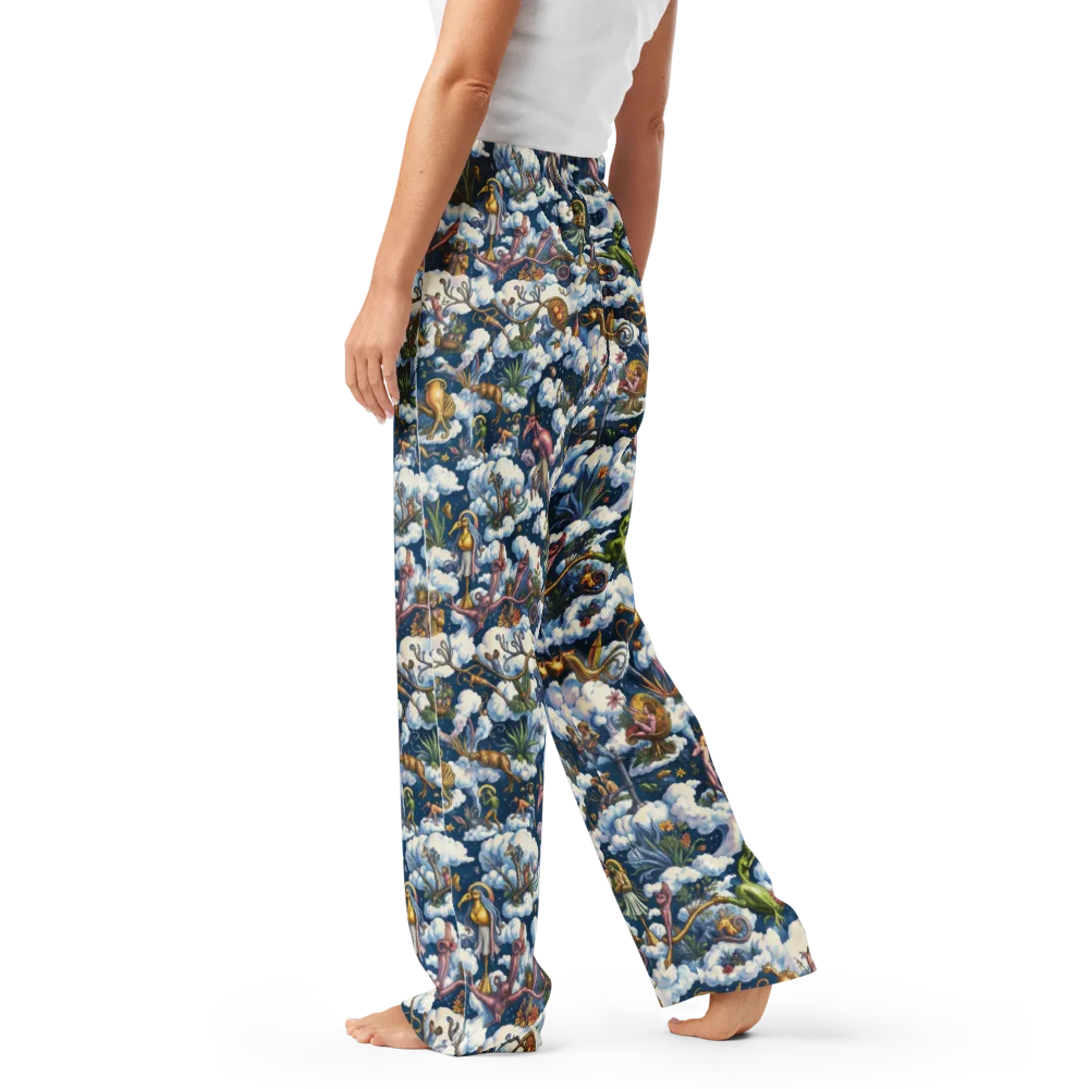 Cloud Carnival on Women's Pajama Pants — Left