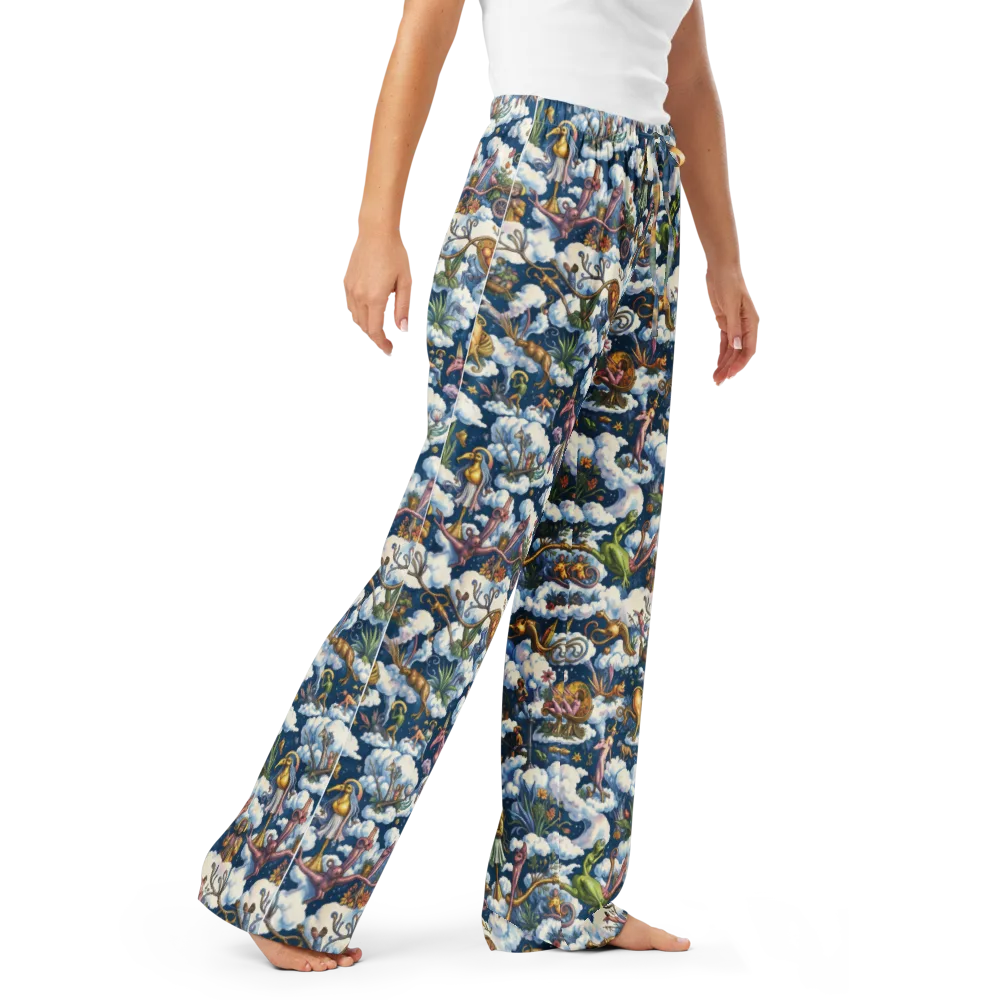 Cloud Carnival on Women's Pajama Pants — Right Front