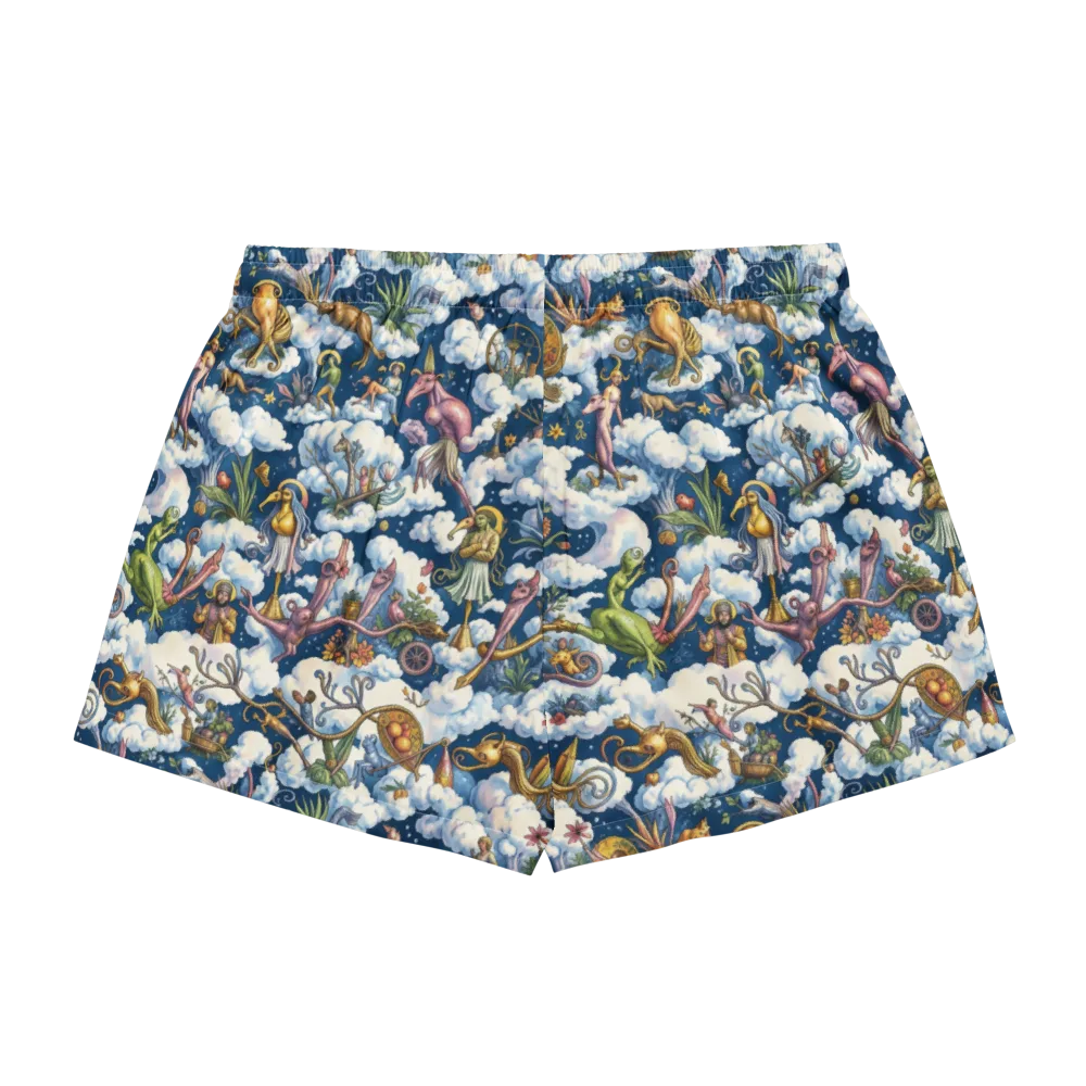 Cloud Carnival on Women's Pajama Shorts — Back