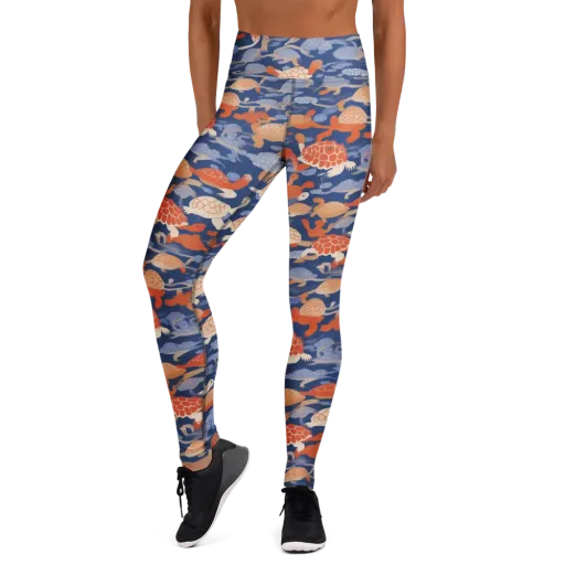 Terrapin Current on a Yoga Leggings