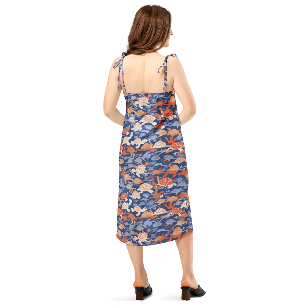 Terrapin Current on Slip Dress — Back