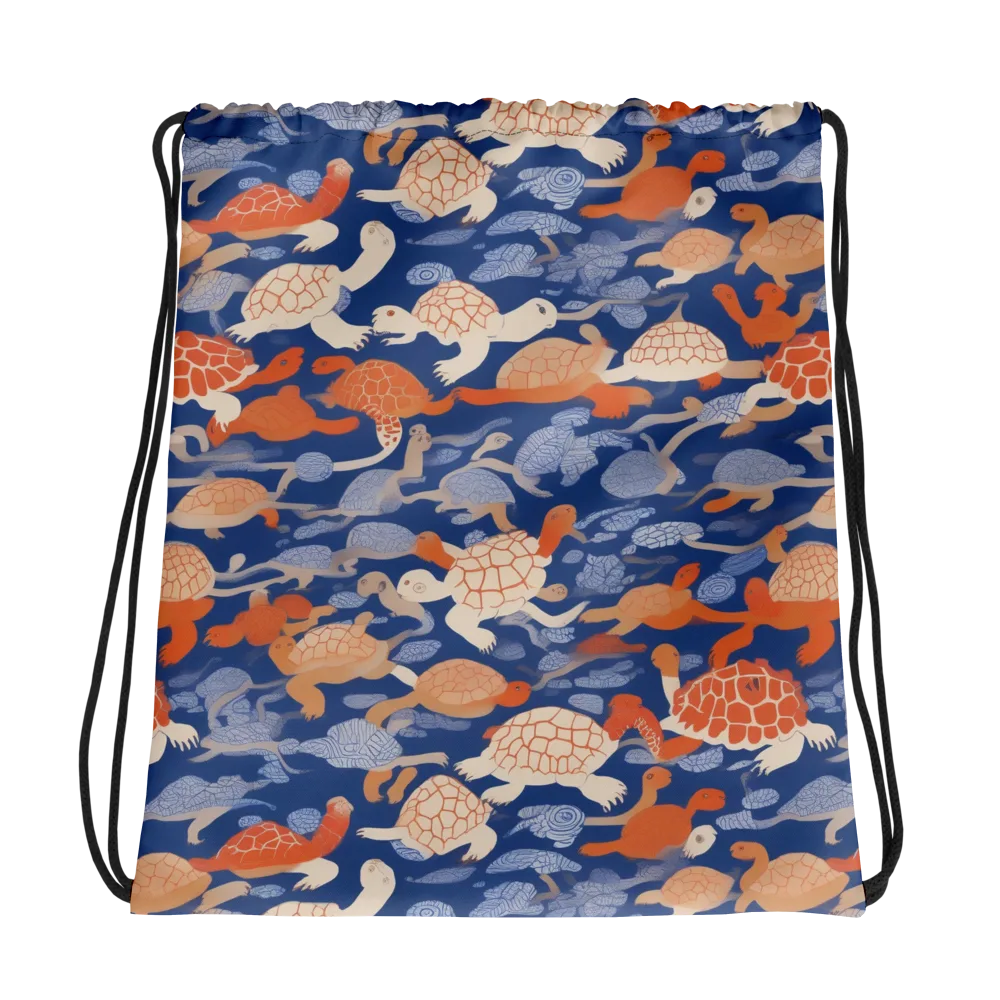 Terrapin Current on Drawstring Bag — Photo