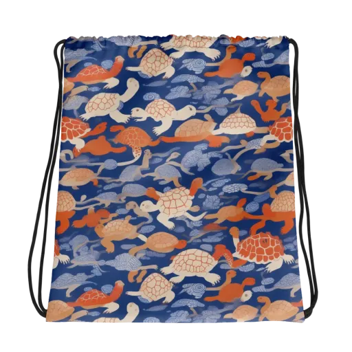 Terrapin Current on a Drawstring Bag
