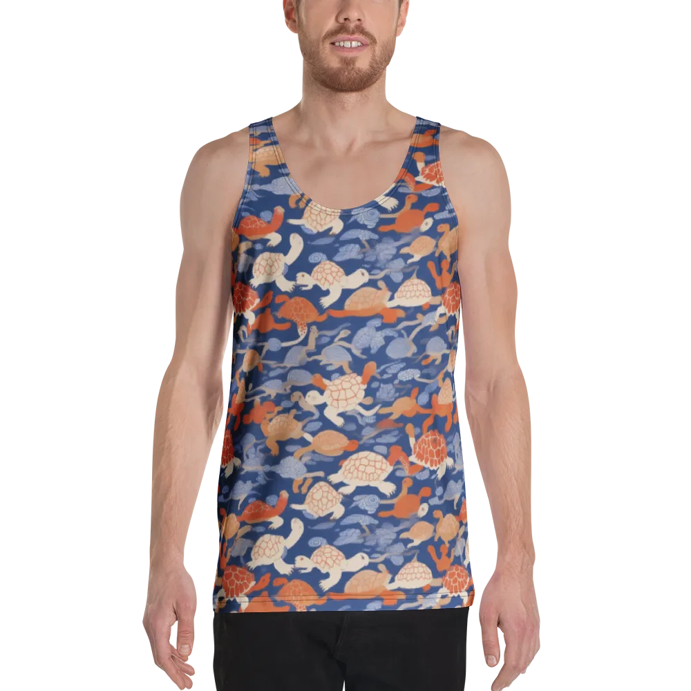 Terrapin Current on Men's Tank Top — Front