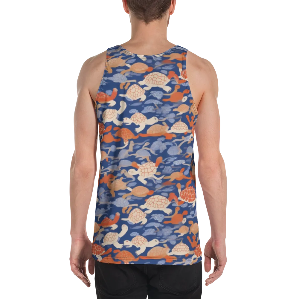 Terrapin Current on Men's Tank Top — Back