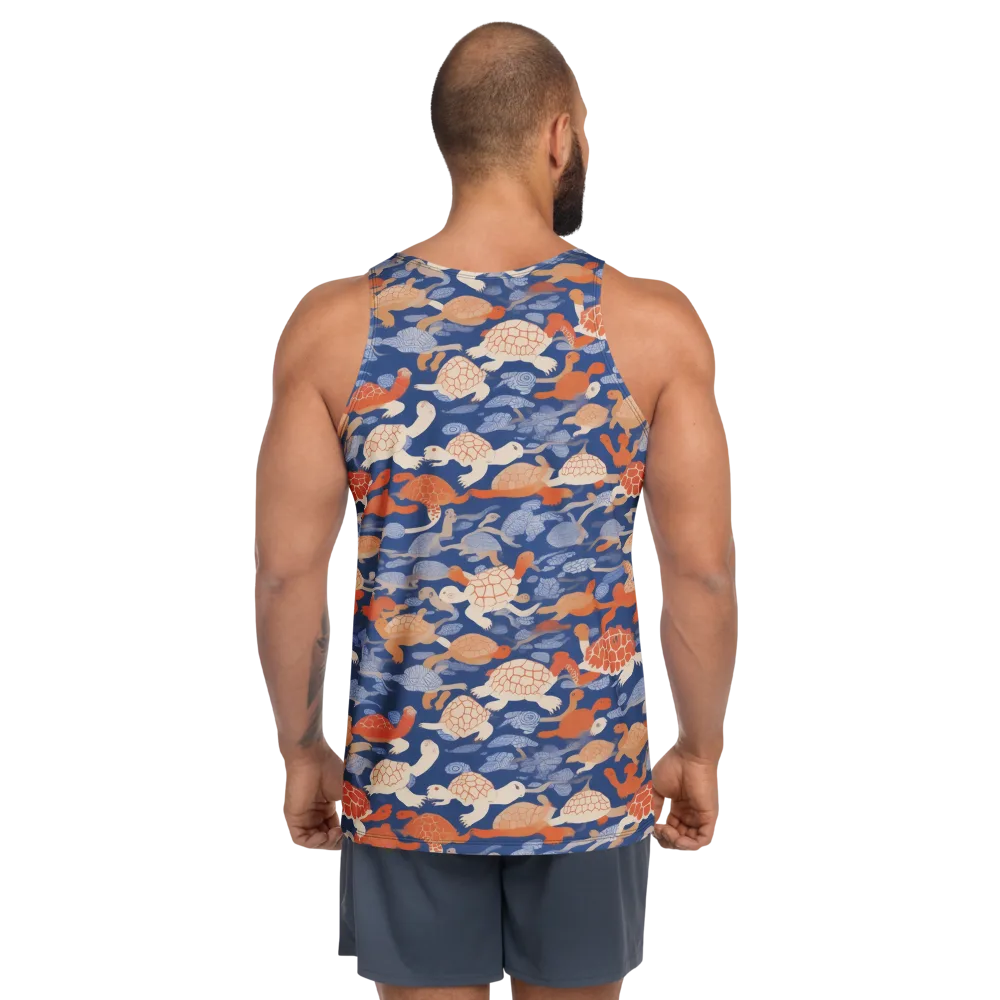 Terrapin Current on Men's Tank Top — Back