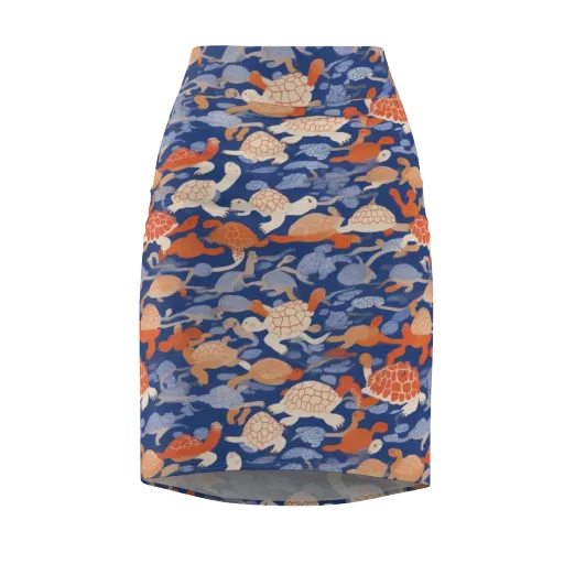 Terrapin Current on a Pencil Skirt