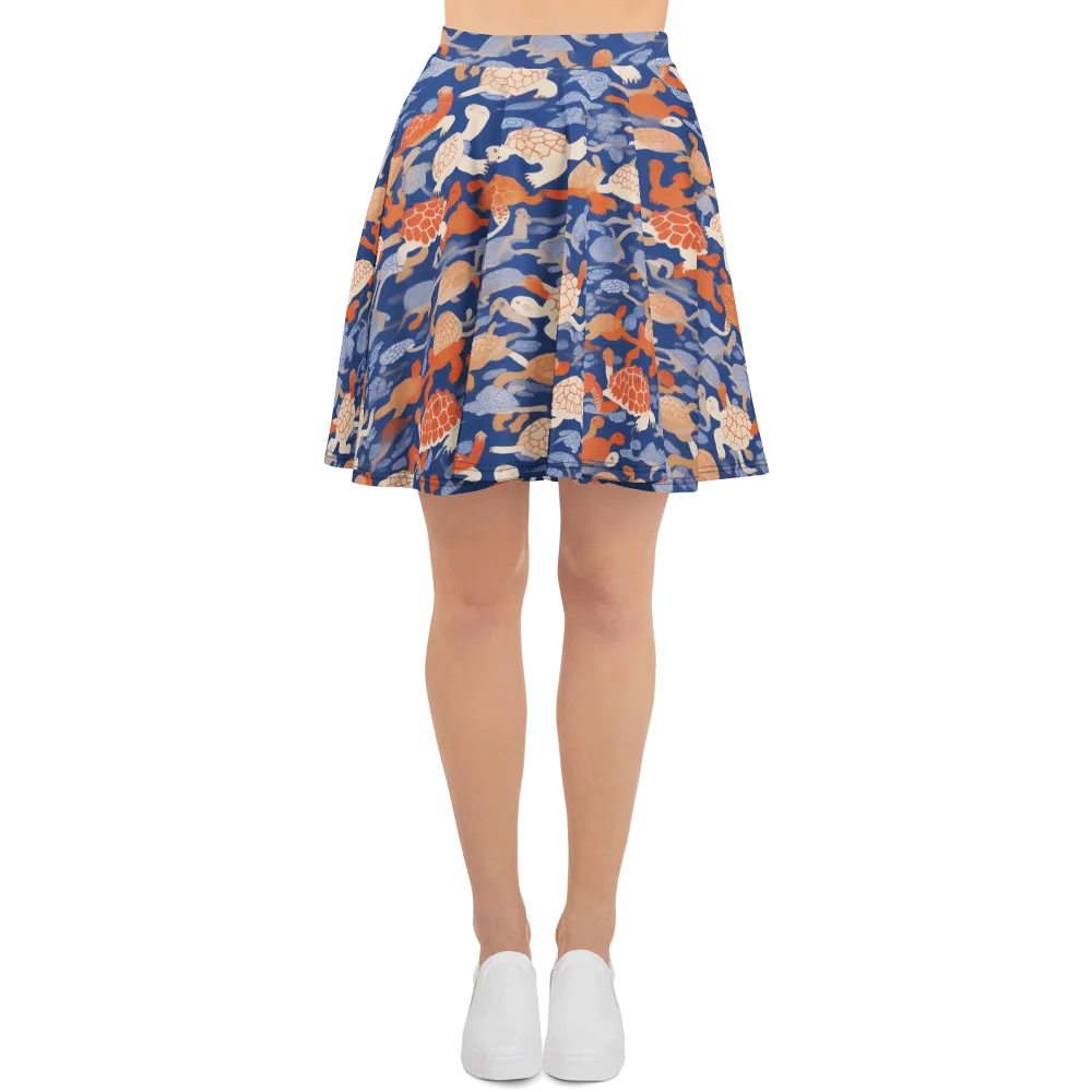 Terrapin Current on Skater Skirt — Front