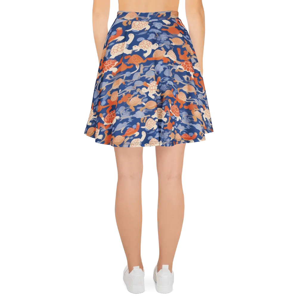 Terrapin Current on Skater Skirt — Back